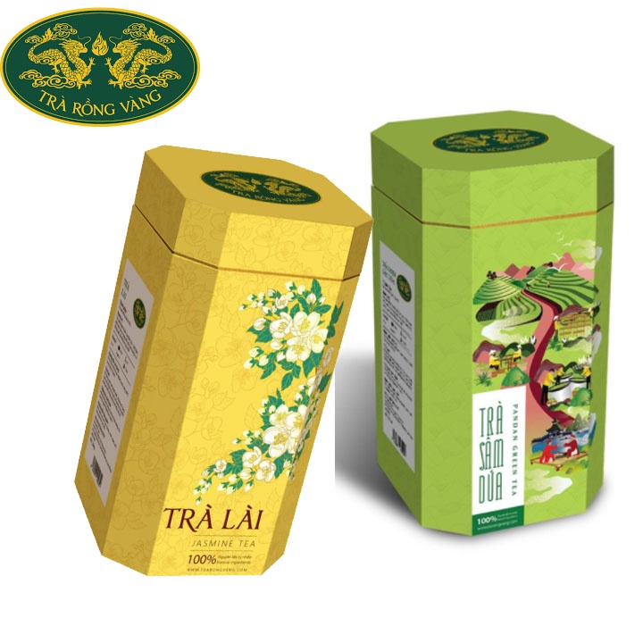 Trà Rồng Vàng Hương Hoa Lài Cao Cấp - Trà Rồng Vàng Hương Sâm Dứa 150gr