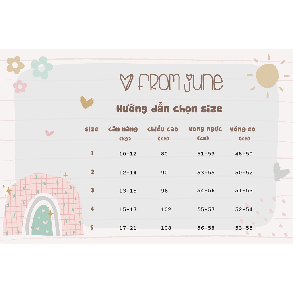 Đầm bé gái/ váy bé gái linen màu nâu đính nút vintage