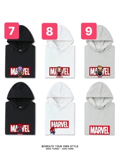 Áo hoodie Marvel & Kaw khách đặt note mẫu