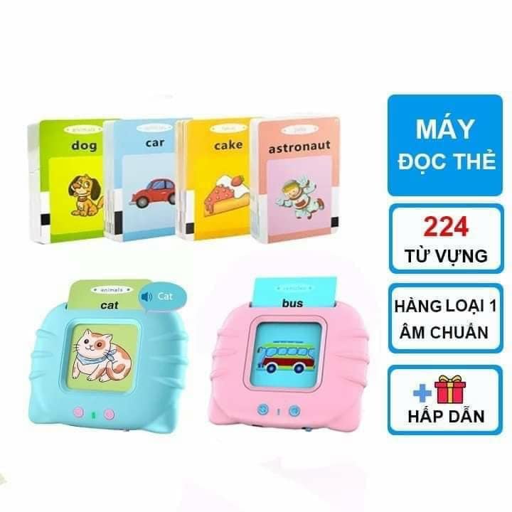 MÁY ĐỌC THẺ FLASHCARD VIỆT ANH 224 TỪ VỰNG KHÔNG CÓ SÓNG ĐIỆN TỪ DỄ SỬ DỤNG