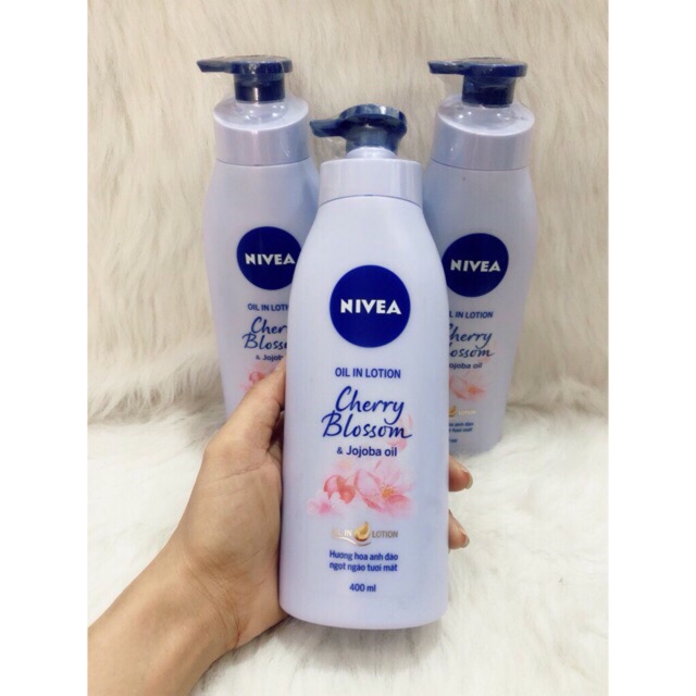 Sữa Dưỡng thể NIVEA hoa anh đào