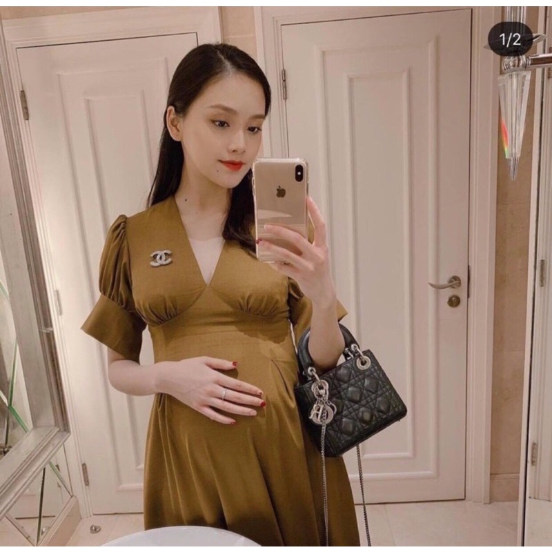 Túi Dio 3 ô khoá bạc fullbox