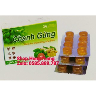 Chanh gừng bổ phế ,trừ ho, tiêu đờm  khàn tiếng, đau rát họng