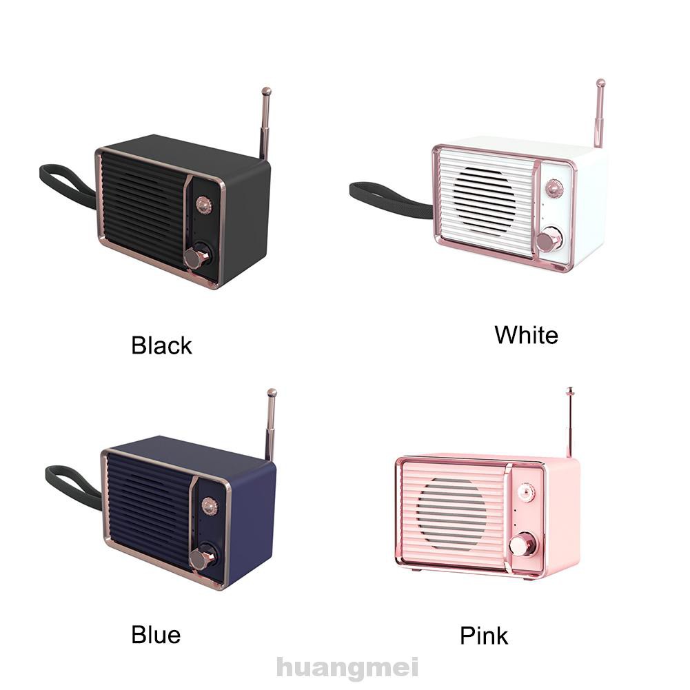 Loa Bluetooth Mini Có Thể Sạc Được Dw01 Phong Cách Retro