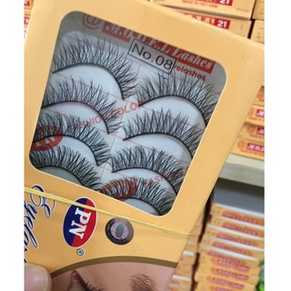 Bộ 10 cặp mi giả model 21 hàng loại 1 sợi mi đẹp