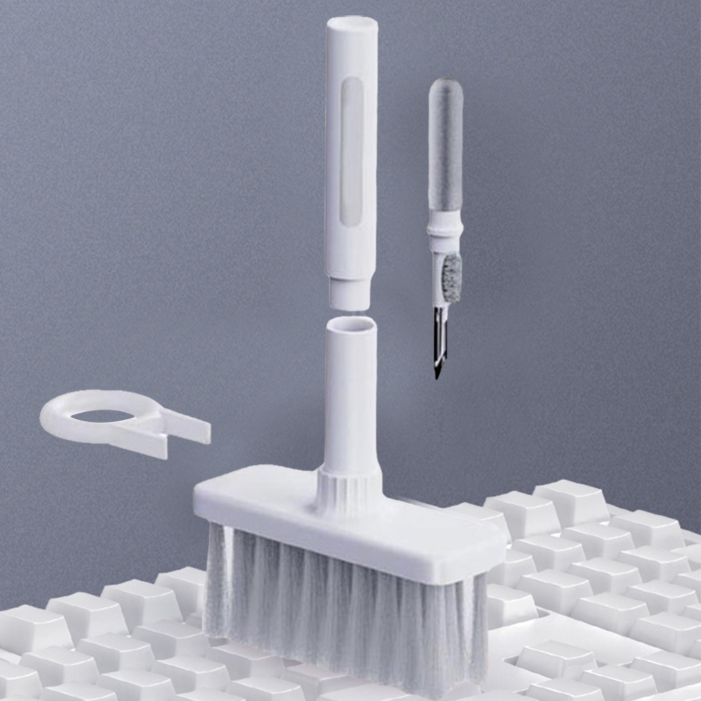 5-in-1 Multifunctional Keyboard Cleaning Brush Dust Remover Headphones Brushes Sweep Set Household Keycap Puller ELEN
