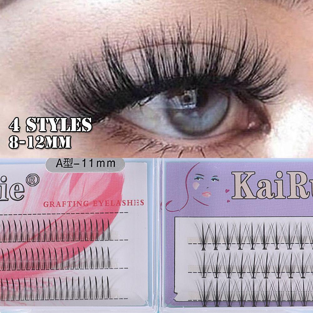 Hộp 60 Bó Lông Mi Giả Nối Dài Dễ Sử Dụng Lâu Trôi Tự Nhiên Không Kỹ Thuật