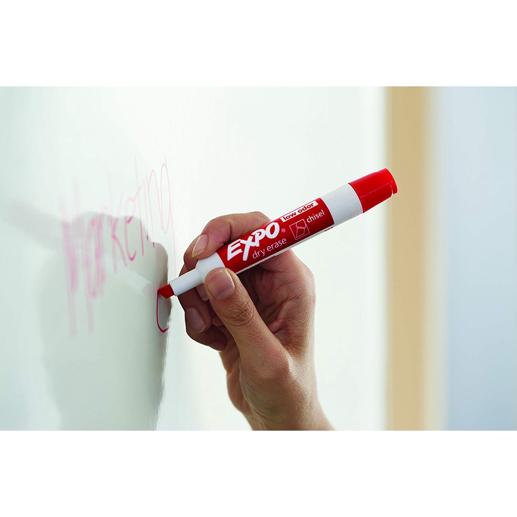 Bút lông viết bảng không mùi Expo Low Odor Erase Marker Chisel 4.5mm (Cây lẻ)