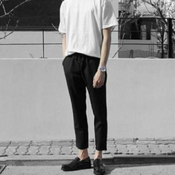 N7 QUẦN KAKI ĐEN - BASIC PANTS IN BLACK UNISEX