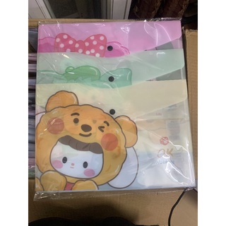 Bìa Sơ Mi, Bìa nút, Túi Đựng Hồ Sơ Tài Liệu A4 Có Nút Họa Tiết Hoạt Hình Doremon Dễ Thương