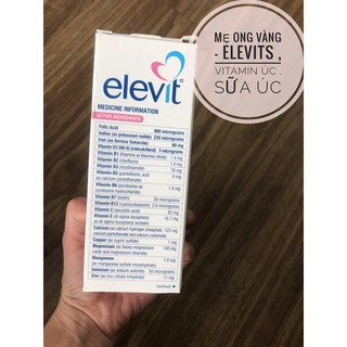 Vitamin tổng hợp Elevit bầu Úc