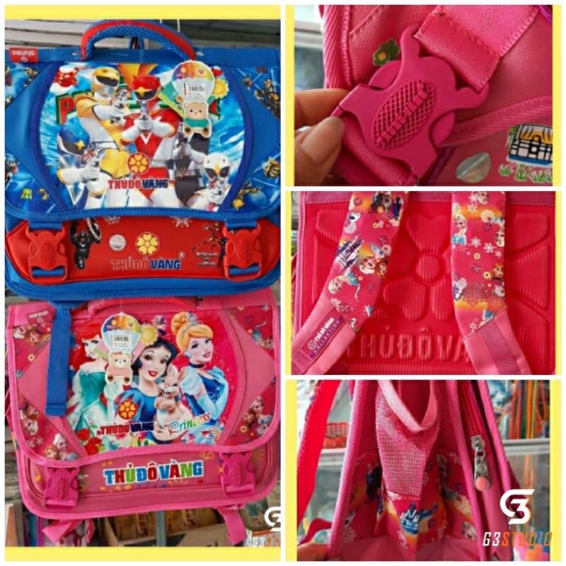 Cặp ngang học sinh Thủ Đô Vàng hãng CG-200,CT-200-1