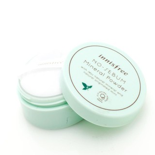 Phấn phủ kiềm dầu dạng bột khoáng Innisfree No Sebum Mineral Powder 5g