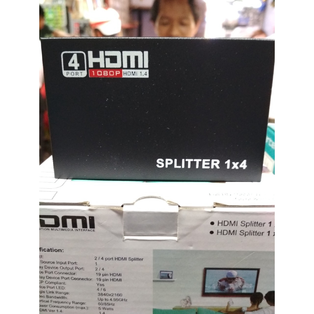 Bộ chia HDMI 1 ra 4 HDMI SPLITTER 1 TO 4