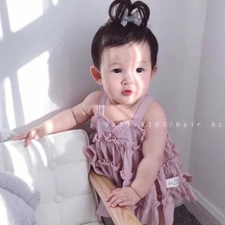 Kẹp tóc giả cây dừa cho bé iu
