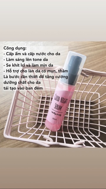 Goodnight Serum - Serum dưỡng ban đêm handmade Sunday Beauty