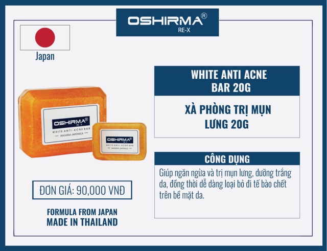 XÀ PHÒNG TRỊ MỤN LƯNG, TRỊ THÂM MỤN 20g | BigBuy360 - bigbuy360.vn