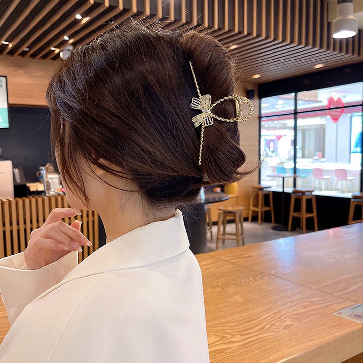 Kẹp Tóc Hình Bướm Đính Đá Cỡ Lớn Sang Trọng Cho Nữ