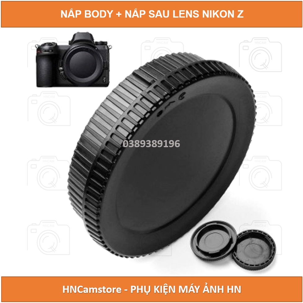 BỘ NẮP BODY + NẮP SAU LENS MÁY ẢNH NIKON NGÀM Z