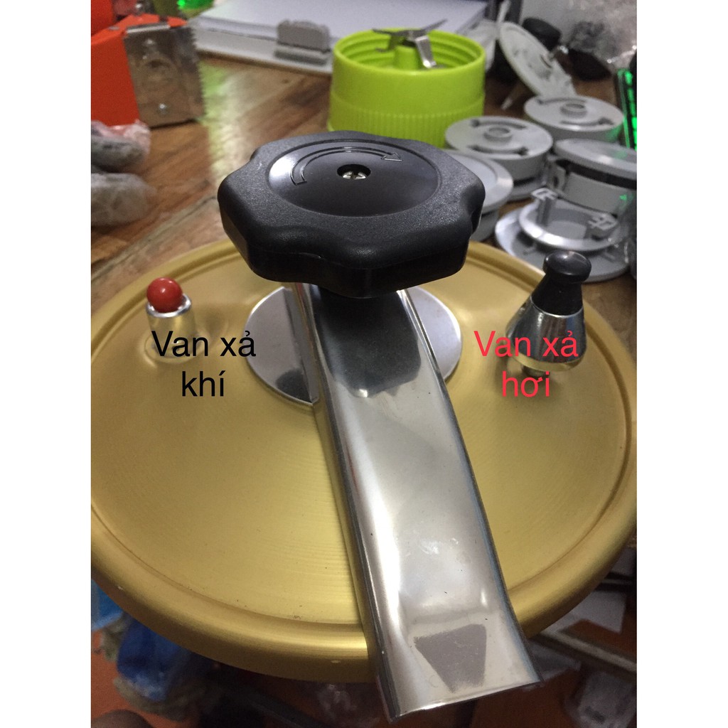 Van xả khí áp nồi áp suất đun ga 9mm 100kPa