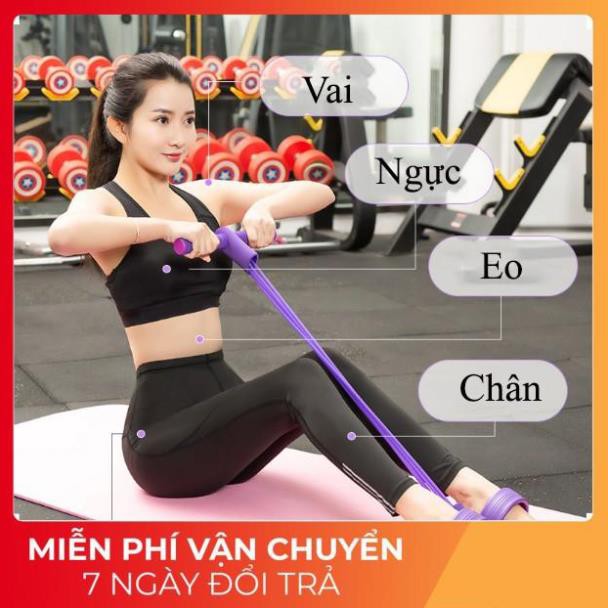 Dụng Cụ Tập Gym, Tập Cơ Bụng Tại Nhà, Kéo Tay Tummy Trimmer Dây Cao Su