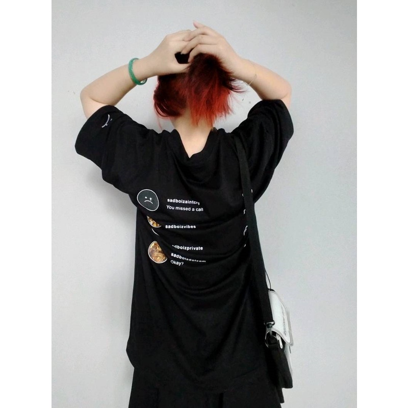 Áo thun SAD.BOIZ sadtagram tee logo nam nữ áo thun tay lỡ Fulltag