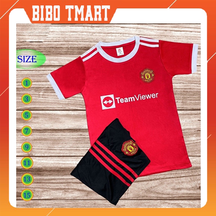 Quần áo bóng đá nam nữ trẻ em đồ đá banh in tên theo yêu cầu CLB MANCHESTER UNITED MU PSG MC REAL LIVEPOOL không logo