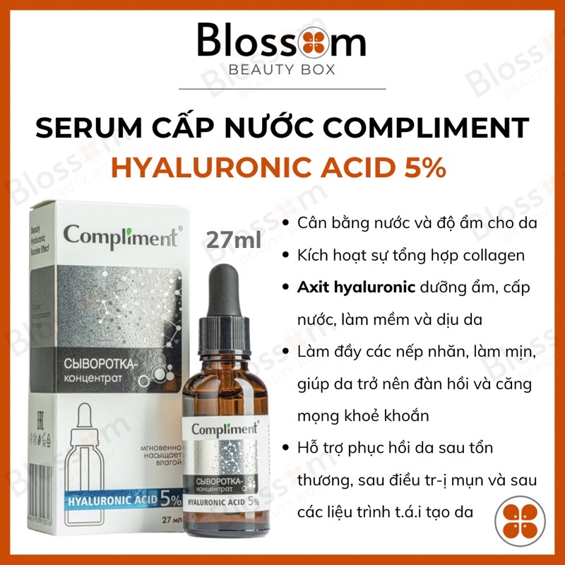 Serum cấp nước COMPLIMENT hyaluronic acid 5% HA