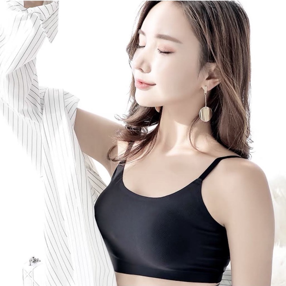 Áo Lót Nữ Áo Bra Nữ Ren 2 Dây Sexy Cao Cấp Không Gọng Có Mút Ngực Mỏng Mềm Mại Thoải Mái