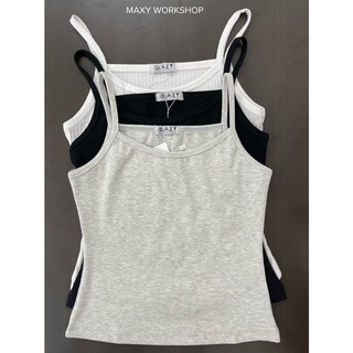 Áo 2 dây đơn giản form ôm dáng cami tee Maxy Workshop