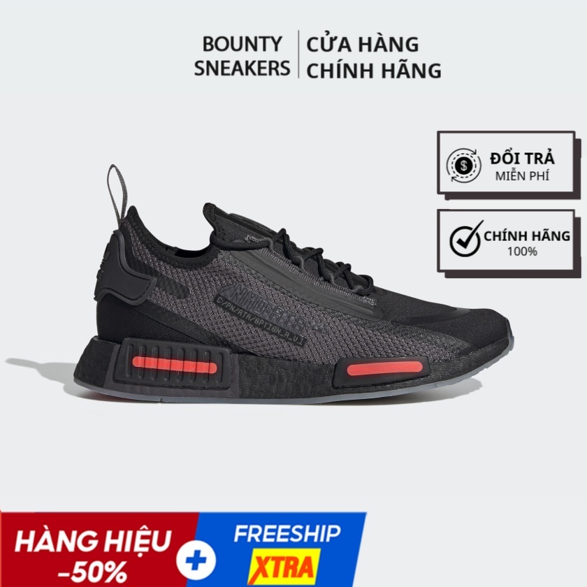 Giày  nam NMD_R1 Spectoo &quot;Triple Black&quot; Fz3204 - Hàng Chính Hãng - Bounty Sneakers