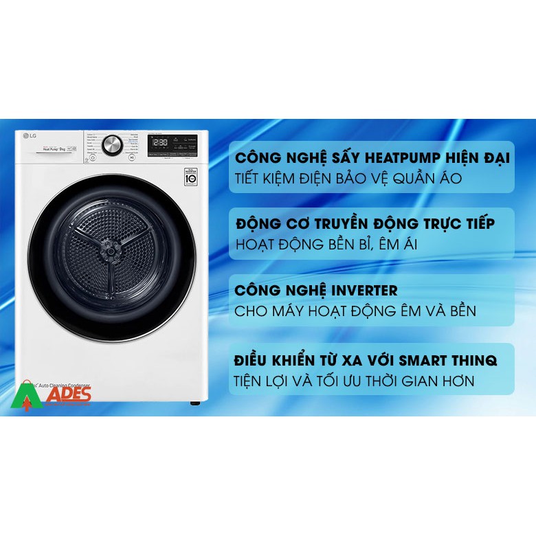 Máy sấy LG DVHP09W - 9 Kg