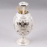 Hũ tăm cúp hợp kim 7604-255