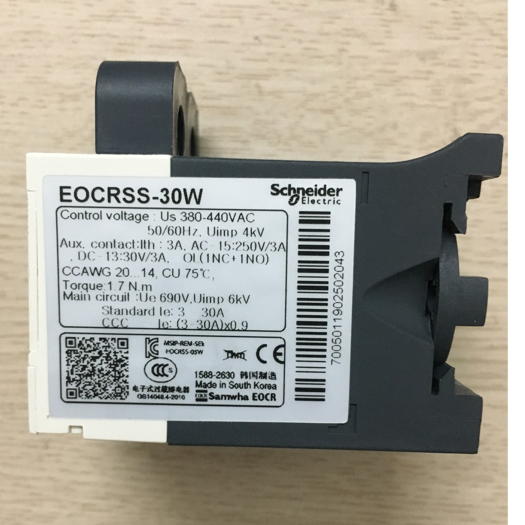 Rơle bảo vệ dòng Schneider EOCRSS-30W