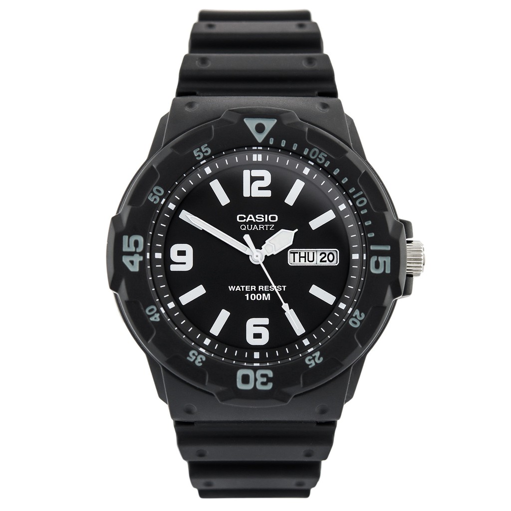 Đồng hồ nam dây nhựa Casio chính hãng Anh Khuê MRW-200H-1B2VDF (44mm)