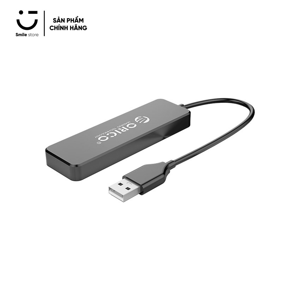 Bộ Chia USB 4 Cổng 2.0 HUB USB ORICO Hỗ Trợ Cho Tất Cả Các Dòng Máy Tính Để Mở Rộng Thêm Cổng USB - Hàng Chính Hãng