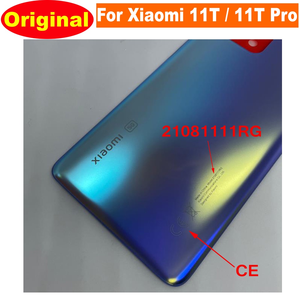 Nắp Lưng Kính Thay Thế Chuyên Dụng Cho Xiaomi Mi 11T Pro 5G / 11T 5G