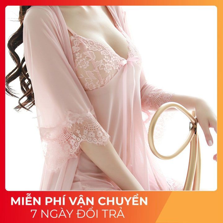 Váy Ngủ Sexy  HÀNG SIÊU CẤP  Váy Ngủ Ren Voan Mềm Mại, Gợi Cảm, Tạo Vẻ Đẹp Đầy Quyến Rũ Cho Các Nàng