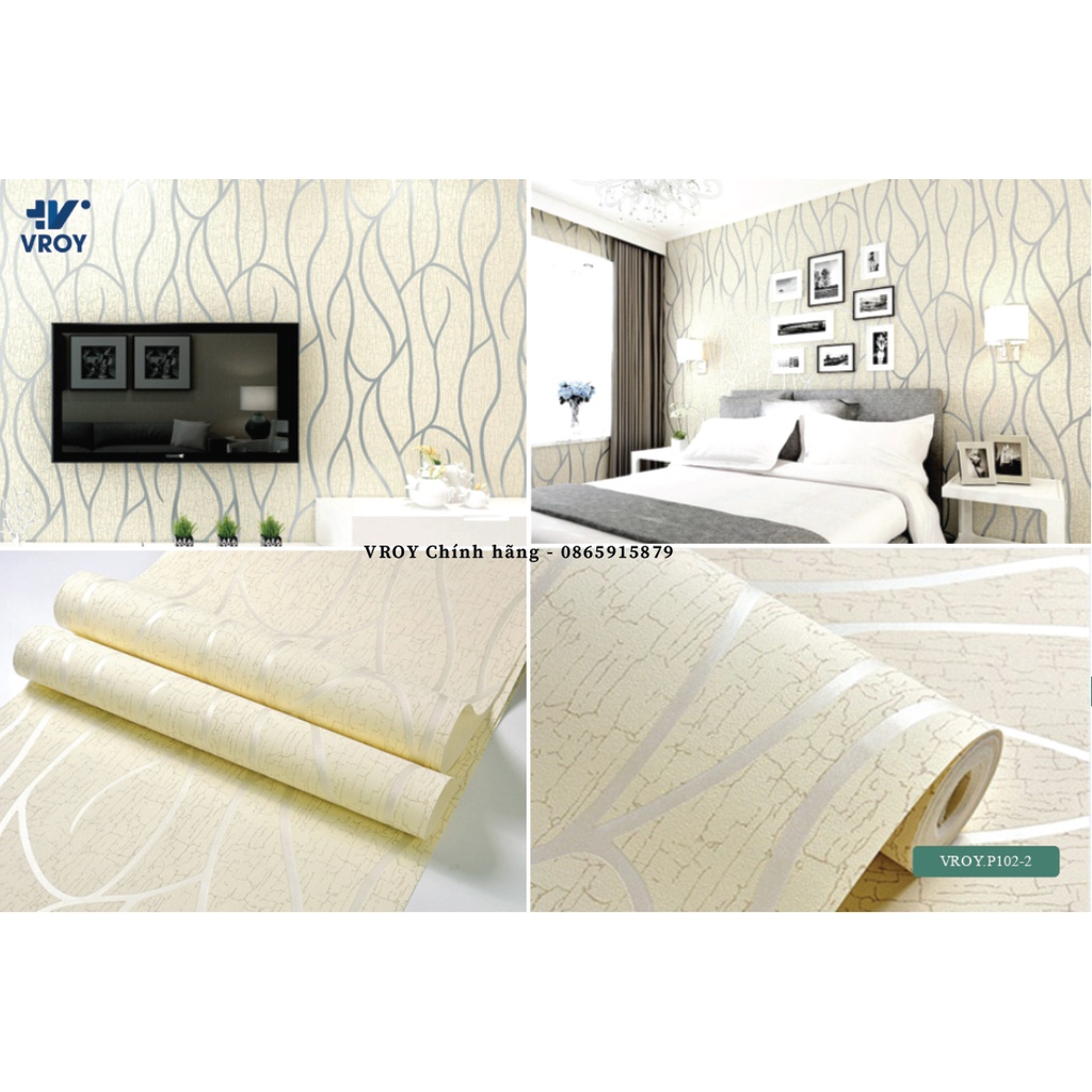 ĐỒNG GIÁ 149k Giấy dán tường Hiện đại, vân dọc cách điệu, dày dặn. Dùng keo sữa