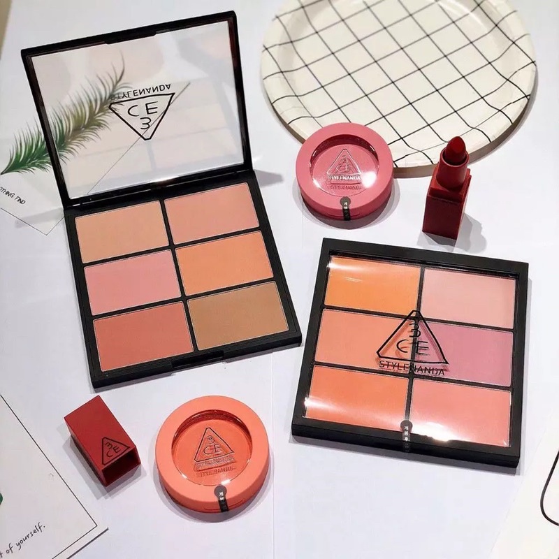 [NEW] BẢNG MÁ HỒNG 3CE PRO MULTI BLUSH COLOR PALETTE