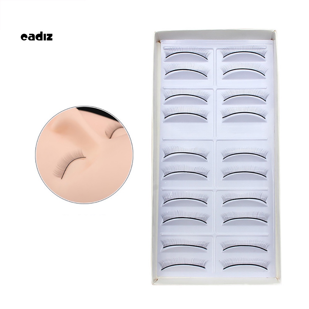 Bộ 10 Cặp Lông Mi Giả Bằng Sợi Nhân Tạo Tự Dính