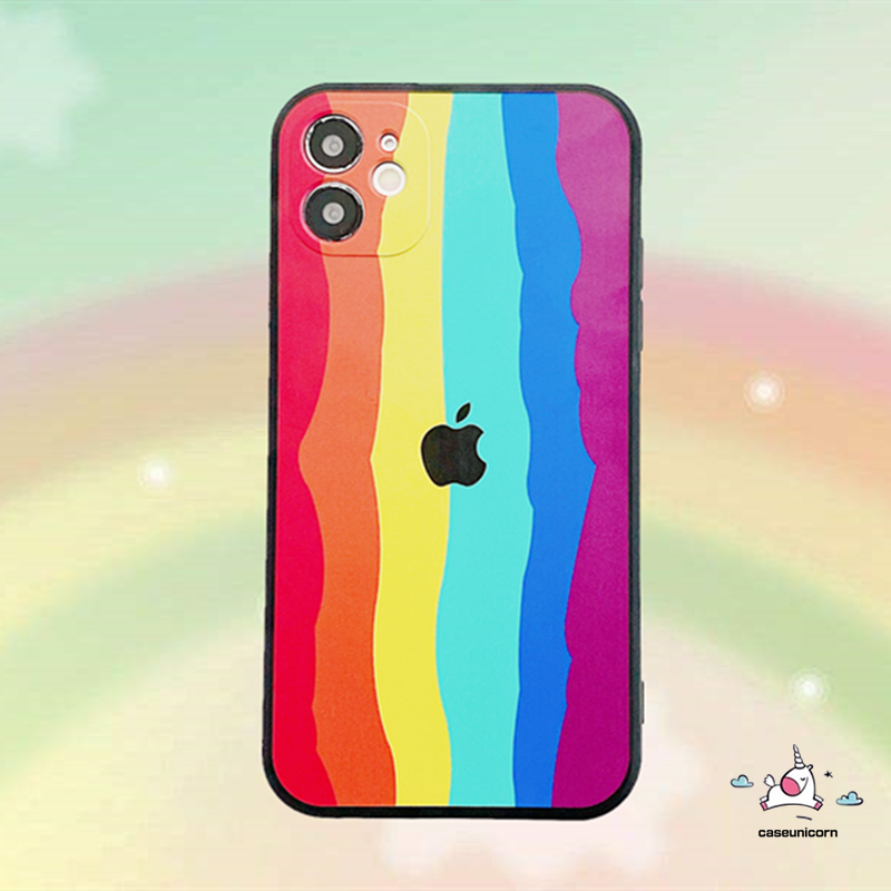 Ốp điện thoại mềm màu cầu vồng cho Iphone 11 Iphone 6 6s 7 8 Plus 8plus 7plus X Xr Xs Max 11pro Max Se 2020