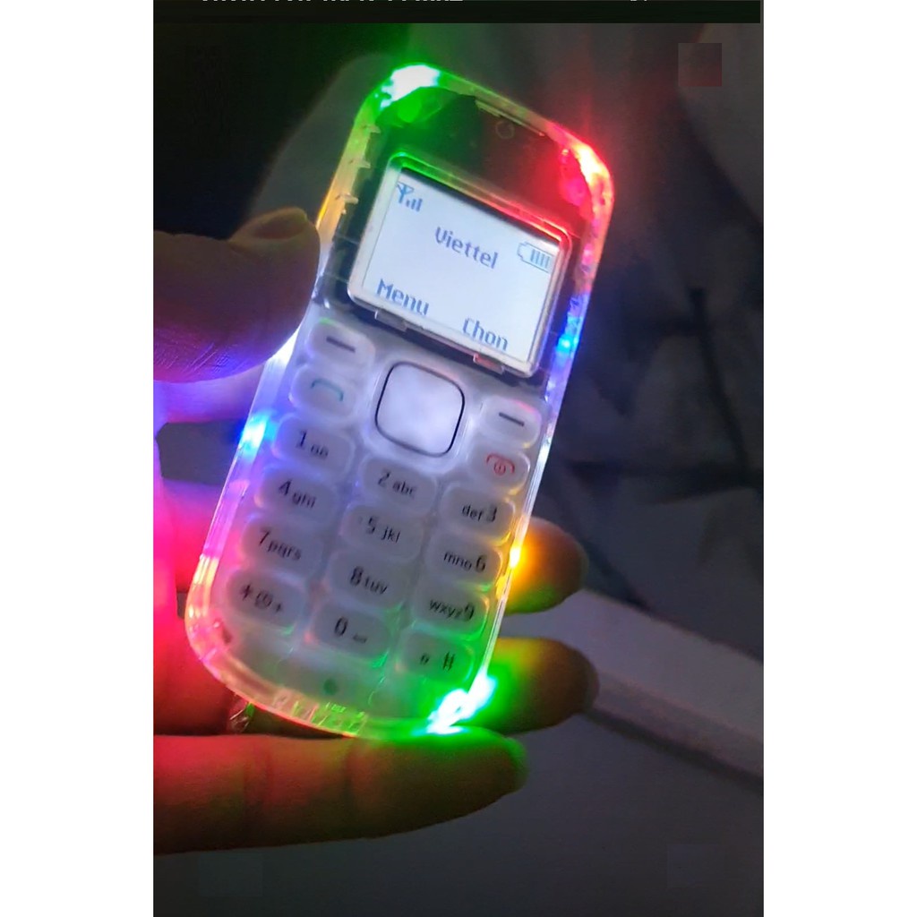 ☌Điện Thoại Nokia 1280 Độ Led Đẹp 10 Bóng Đèn Nháy (Được Chọn Phụ Kiện)