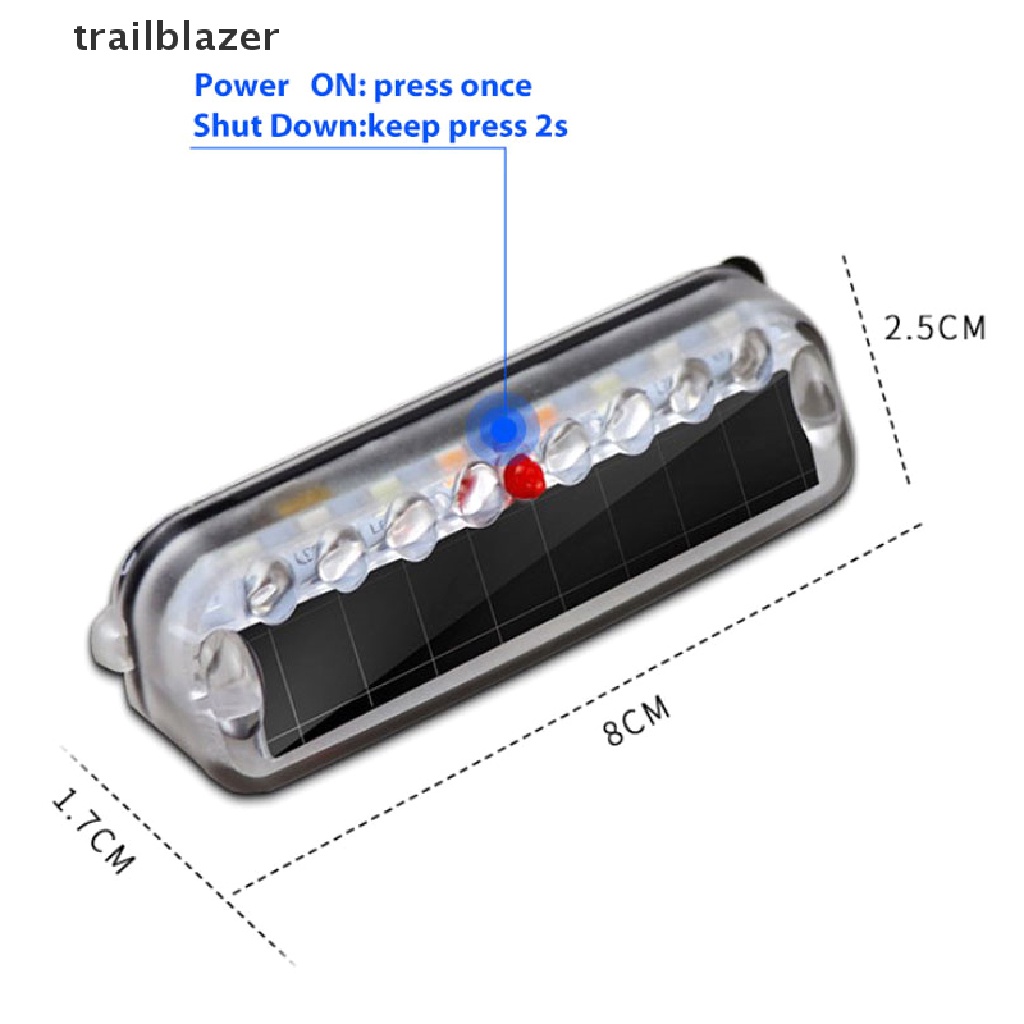 Đèn Led Tín Hiệu Gắn Đuôi Xe Tải Sử Dụng Năng Lượng Mặt Trời Tiện Lợi