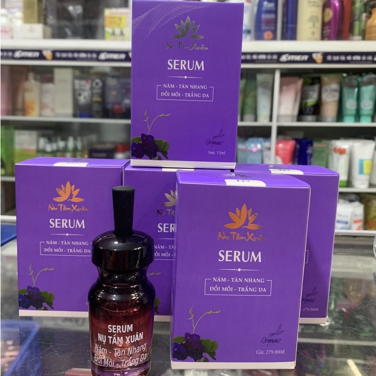 Serum Nám - Tàn Nhang - Đồi Mồi - Trắng Da Nụ Tầm Xuân 15ML
