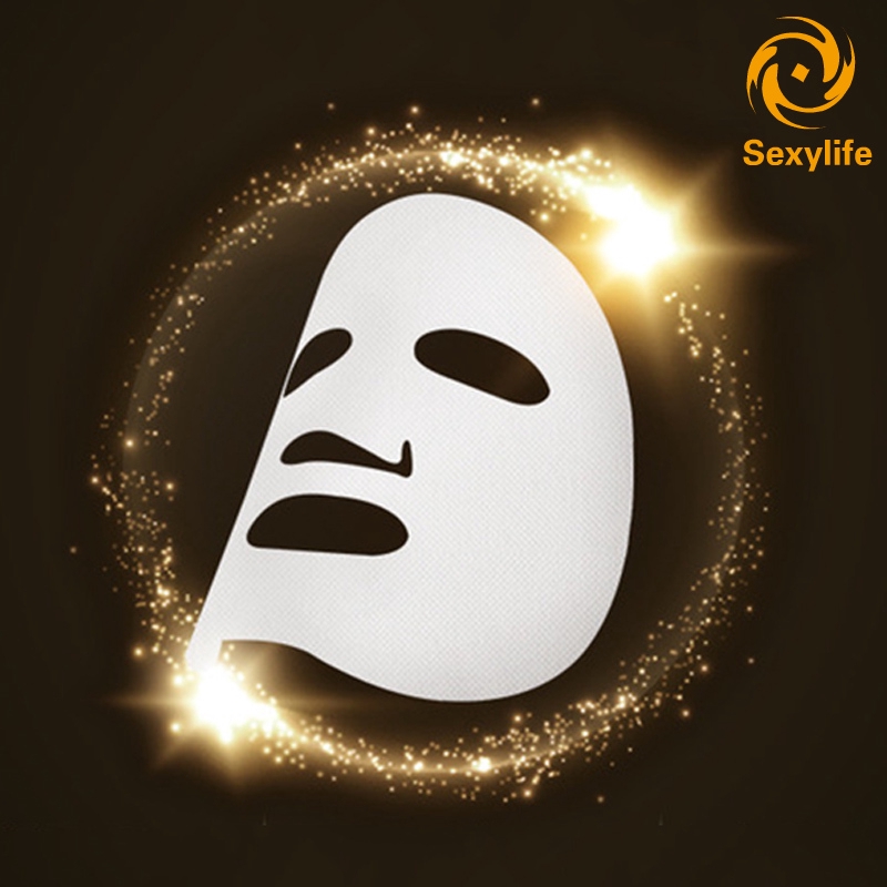 SL♣ 10 Pcs 24K Gold Hyaluronic Acid Facial Mask Moisturizing Shrink Pores Skin Care