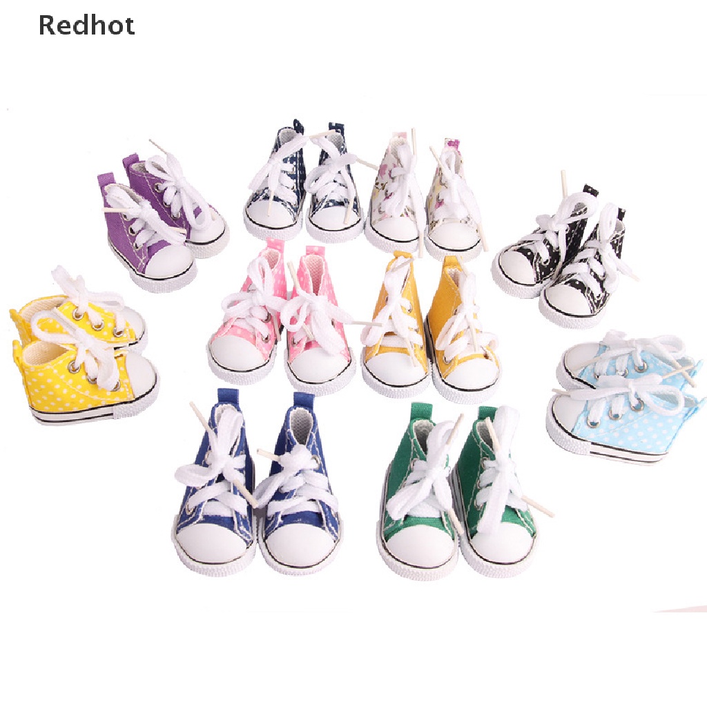Giày Vải Canvas 5cm Dành Cho Búp Bê 14 Inch 20cm