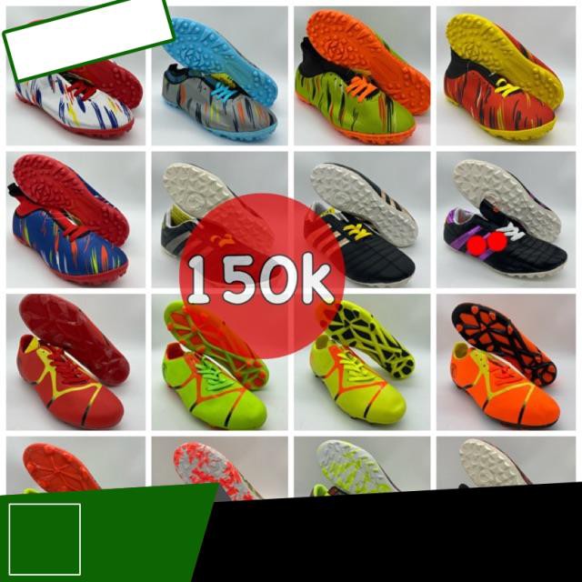 Giày đá bóng giảm đồng giá 150k, giầy đá bóng giá rẻbàn đơn