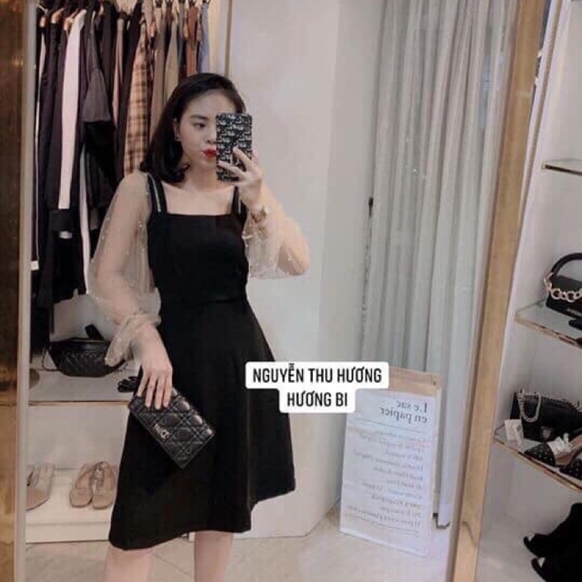 Váy umi tay voan đính ngọc