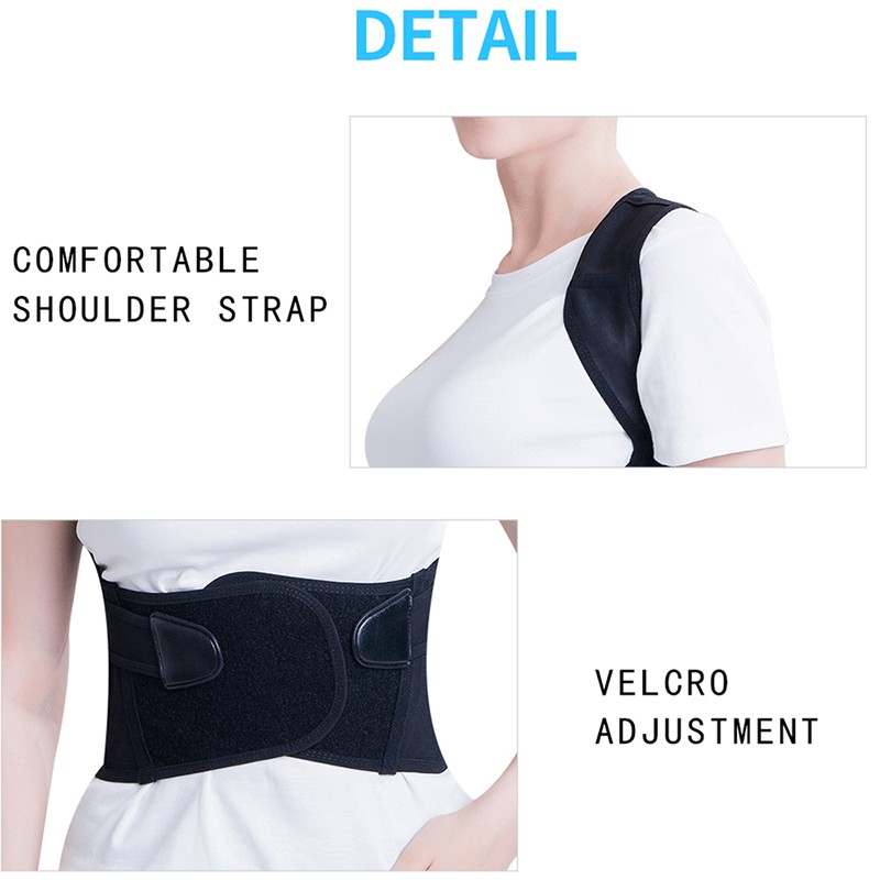 Đai Đeo Junlaikang Hỗ Trợ Điều Chỉnh Tư Thế Lưng Và Vai Cho Nam Và Nữ